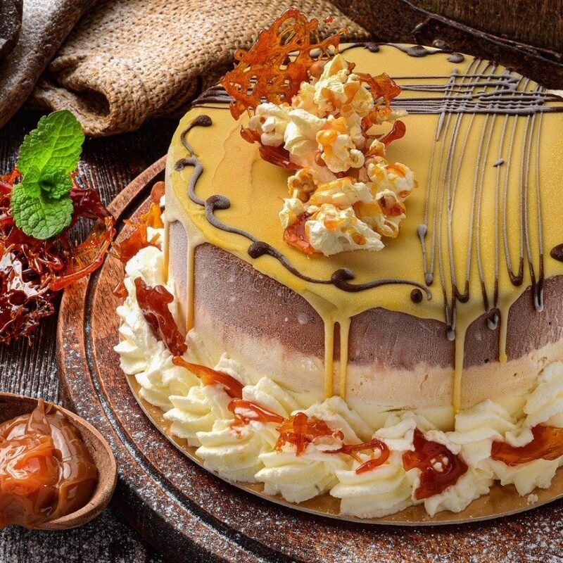 Vanília-csoki-karamell parfé