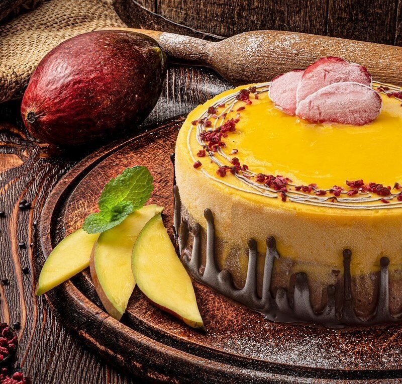 Vegán csoki-mangó parfé